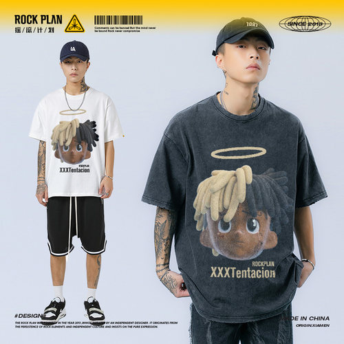 摇滚计划短袖美式青少年潮T恤