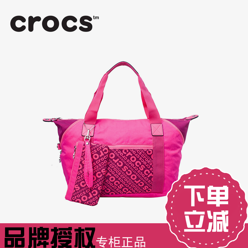 美国Crocs国内代购女2019帆布大容量休闲尼龙单肩包手提包潮时尚在类目 箱包皮具/热销女包/男包, 女士包袋中 - 来自Buy2taobao.com提供专业的淘宝代购服务