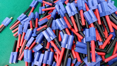 EC5EC6EC8公母插头线电池电瓶连接线汽车启动电源插口线软 硅胶线