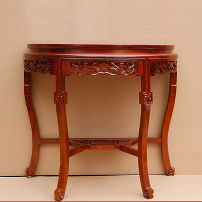 全实木中式玄关桌子餐桌