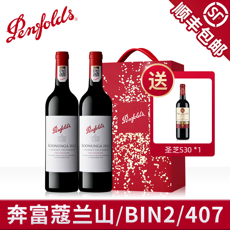 奔富BIN407/707/389/2红酒礼盒装