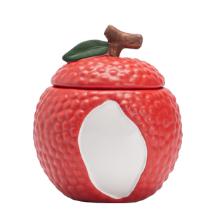 大吉大利茶罐陶瓷茶叶罐小号喜庆密封罐荔枝橘子茶包装礼盒储茶仓