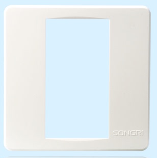 上海松日开关插座 组合系列 86型三位面板模块 603163