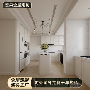 澳大利亚全屋定制系统柜橱柜整体定制进口爱格板别墅岛台一体定制