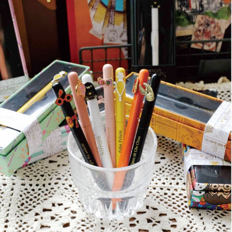 哈利波特联名周边嗅嗅金色飞贼福灵剂卢娜眼镜罗恩中性笔文具礼物