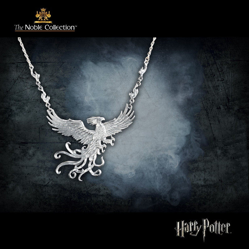 美国正品代购哈利波特周边harry potter凤凰福克斯吊坠纯银项链
