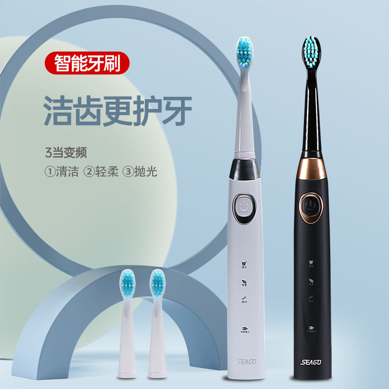 声波震动成人版USB充电模式软毛牙刷