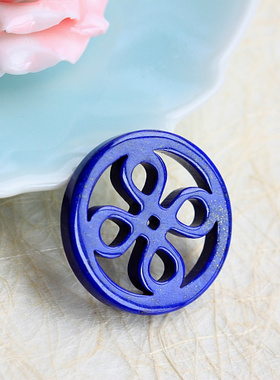 青金石吉祥结平安扣青金石吉祥结