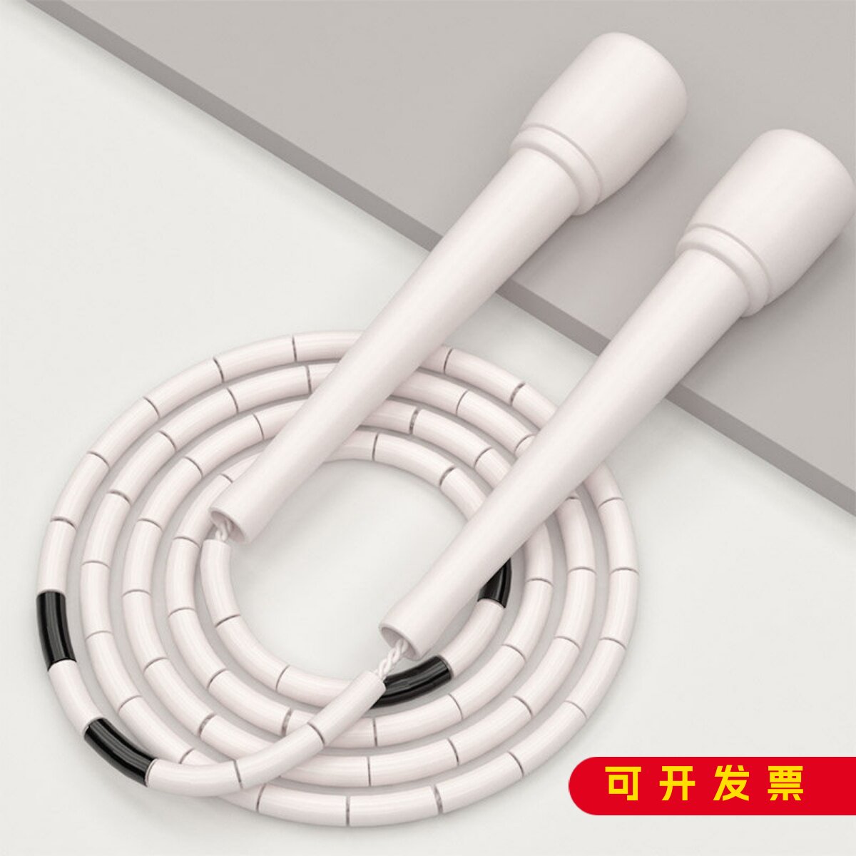 程氏跳无限网红小白绳硬竹节跳绳花式短绳成人运动拳击跳绳