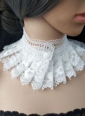 2019新品原创蕾丝项链无金属 不过敏假领子 复古优雅 赫本风包邮