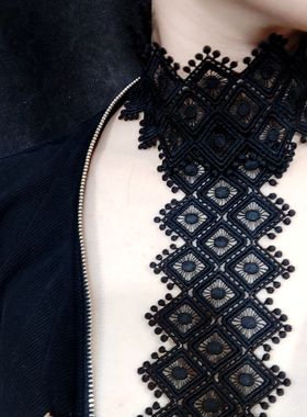 新款吊带挂脖项链2020蕾丝内搭