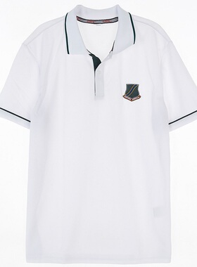 韩国正品SIE国际学校 运动T恤 休闲 男女款上衣短袖学生夏季翻领