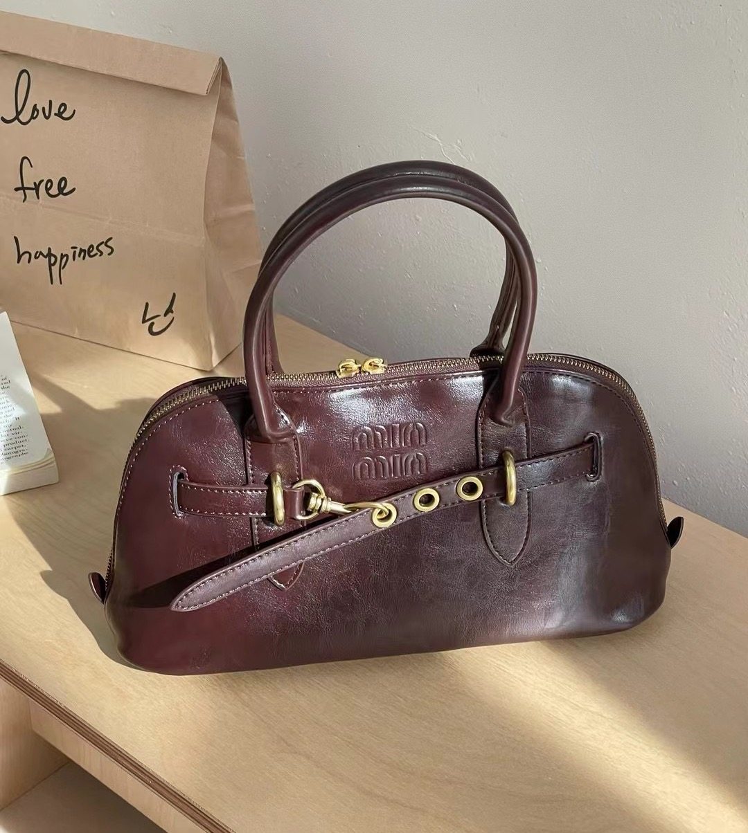 霸王天下08秋冬新款复古油蜡皮手提贝壳包女时尚字母单肩斜挎包包,箱包皮具/热销女包/男包,通用款女包,淘宝优惠券,粉丝福利购,淘宝优惠卷