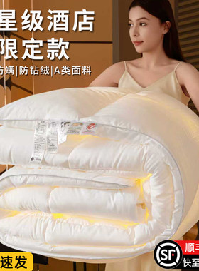 正品五星级酒店羽绒被子白鹅绒