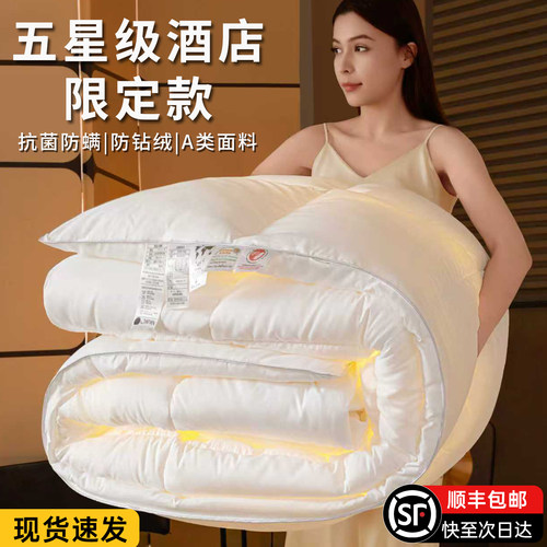 正品五星级酒店羽绒被95白鹅绒