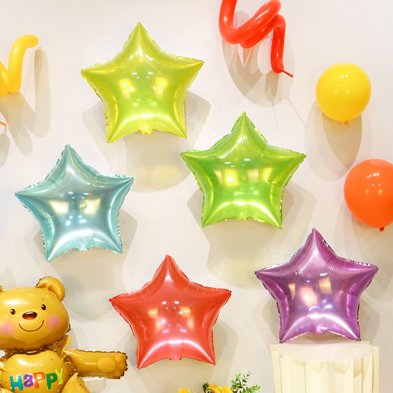 网红18寸水晶果冻色五角星气球宝宝周岁儿童生日派对装饰场景布置,节庆用品/礼品,气球,淘宝优惠券,粉丝福利购,淘宝优惠卷