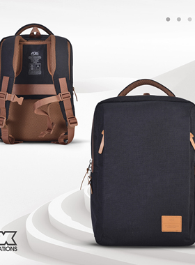 FX CREATIONS商务风双肩包男女大容量轻便电脑包旅行背包