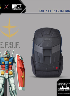 机动战士高达联名减压护脊男女同款多功能背包GUF243201AGS-01