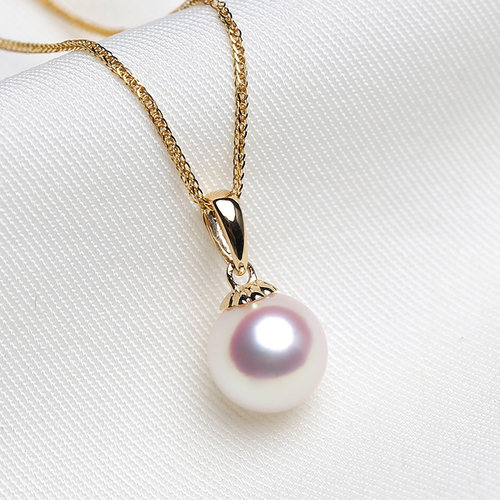 AKOYA海水珍珠吊坠瓜子加厚款