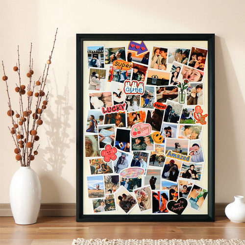 情侣创意diy手工相框摆件