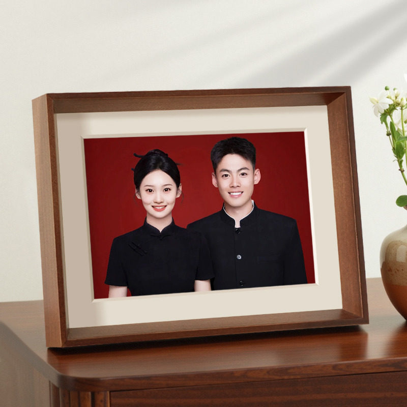 结婚礼物新婚相框摆台登记照相框图片