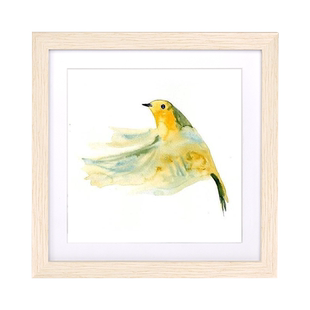 硬币喜字相框实木正方形画框挂墙石装裱架国画书法五角五毛钱礼物