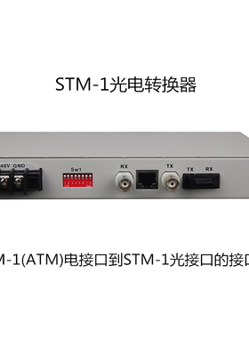 电信级STM-1（ATM）光电转换器、SDH /155.520Mbit/s 接口同轴BNC