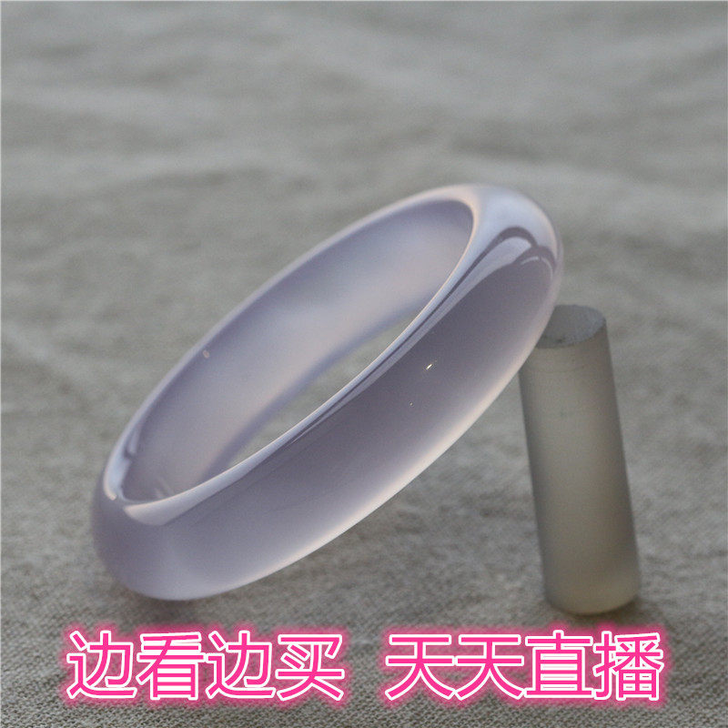 天然原色红玛瑙冰种手镯女玉髓手镯鼠年手镯樱花玛瑙手串珠子手链