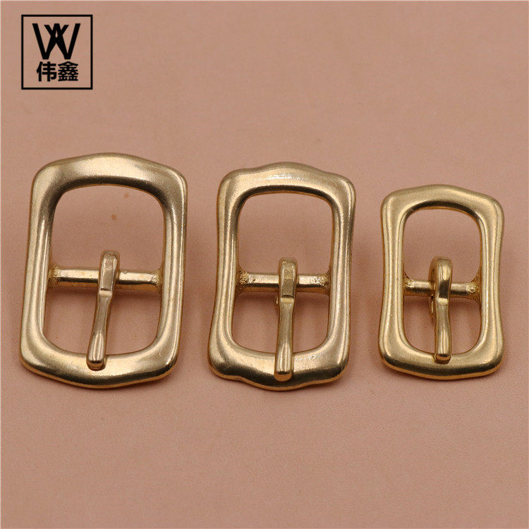 순수 구리 수제 벨트 버클 헤드 황동 남성 벨트 버클 헤드 일본어 핀 버클 가방 버클 바지 벨트 버클 부품 액세서리