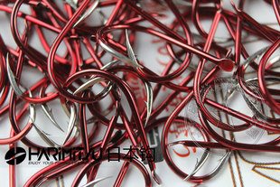 日本产进口 哈里米兹 极上千又大包钩三角牙 海矶钓正品红牙钓钩