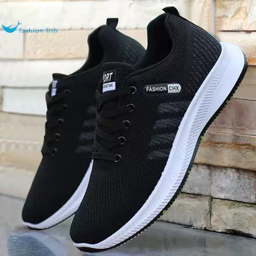 Дышащая мужская спортивная обувь для отдыха, дезодорированные туфли, осенняя, мягкая подошва, для бега