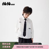 韩版 jojo童装 百搭外套 长袖 纯棉衬衣中大童宽松个性 男女童秋季 新款