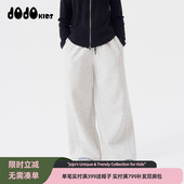 女童秋季 街头个性 新款 jojo童装 休闲长裤 中大童百搭美式 阔宽松腿裤