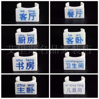 安装标识走向各路铭牌地热管