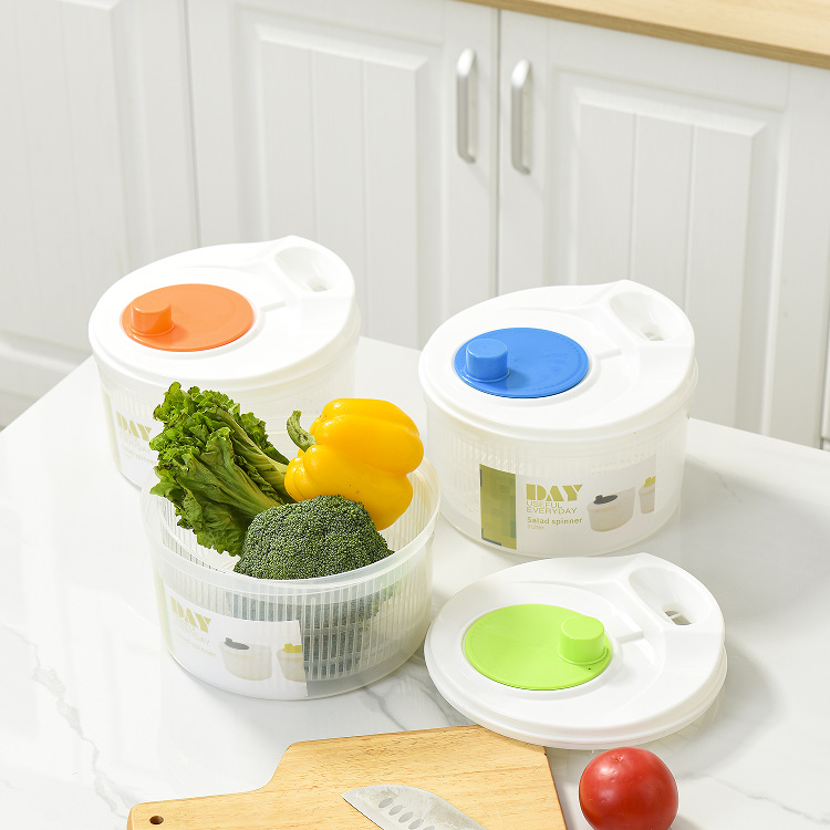 蔬菜脱水器家用手动沙拉甩水菜篮