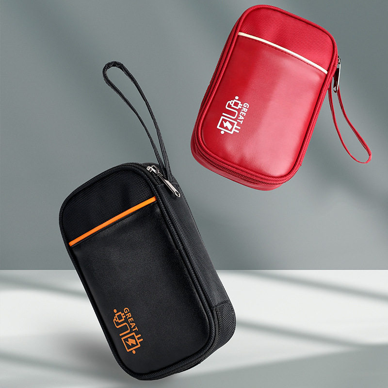 2026新款手拿数据线收纳包 手机充电宝存储袋 防撞耳机数码配件