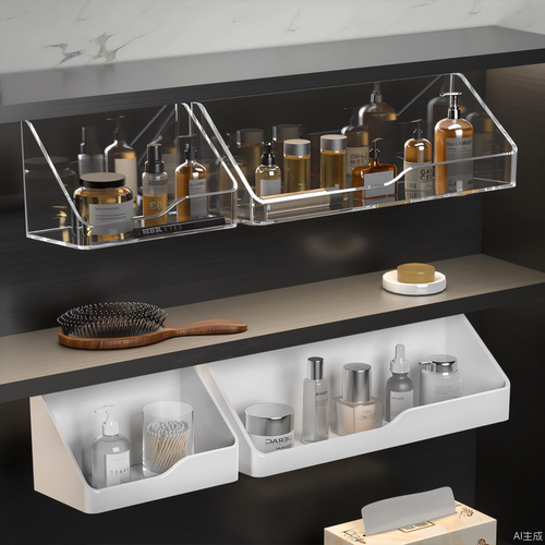 壁挂式化妆品口红斜口整理盒