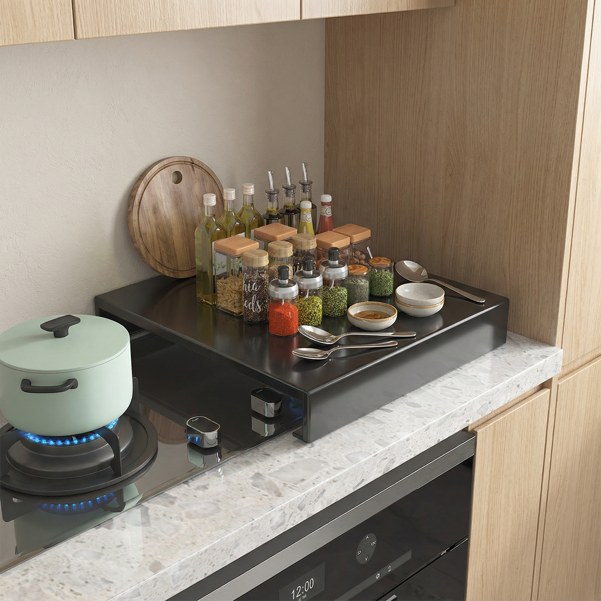 燃气灶盖板罩电磁炉支架厨房置物架加高台面收纳架加厚灶台架家用,厨房/烹饪用具,厨房置物架/置物柜/角架,淘宝优惠券,粉丝福利购,淘宝优惠卷