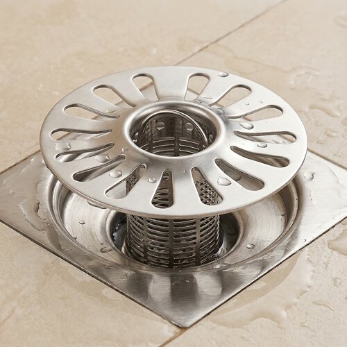 不锈钢地漏毛发过滤网圆形下水