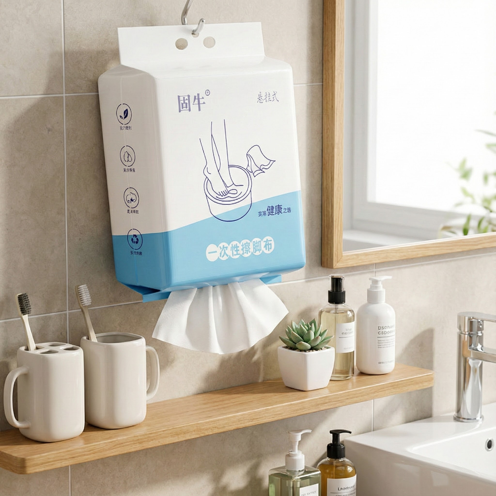 一次性擦脚布足浴专用干湿两用柔软加大加厚家用洗脚布强吸水抹布,洗护清洁剂/卫生巾/纸/香薰,一次性擦脚纸/巾,淘宝优惠券,粉丝福利购,淘宝优惠卷