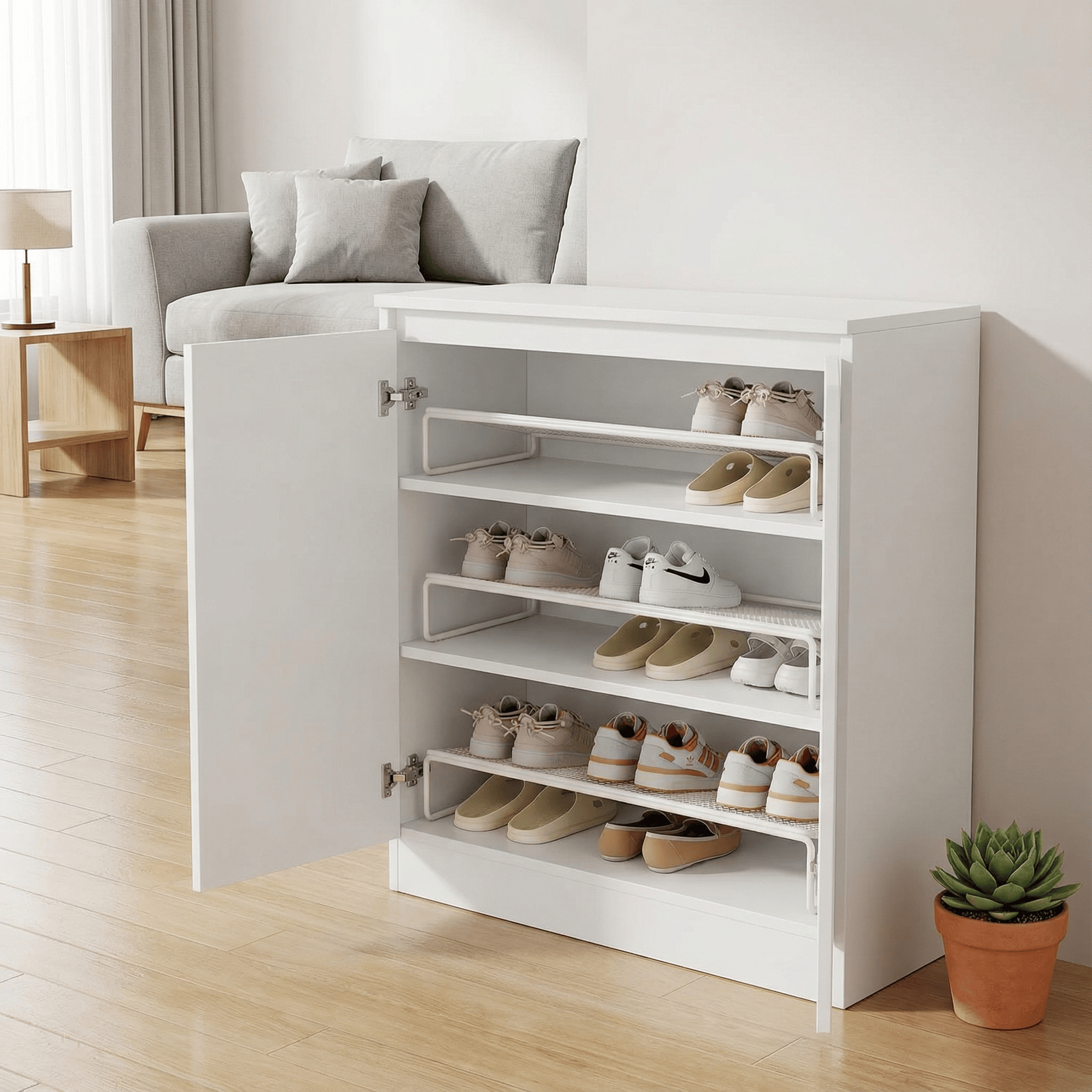 鞋架鞋柜分层隔板柜内宝宝鞋子收纳省空间家用分隔层矮置物架家用,收纳整理,鞋子收纳架,淘宝优惠券,粉丝福利购,淘宝优惠卷