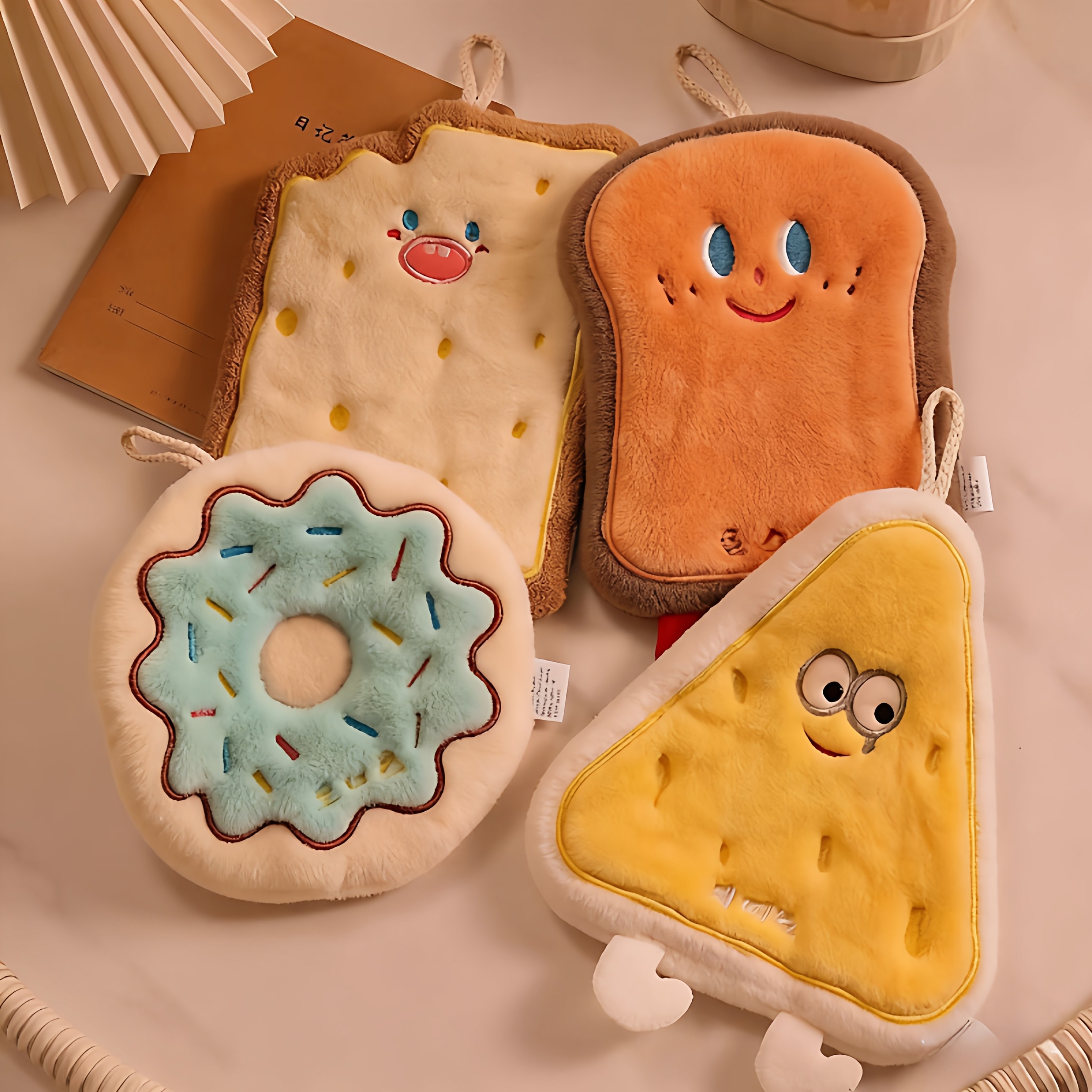 可爱擦手巾厨房挂式毛巾擦手卫生间吸水加大加厚抹布家用儿童手帕,家庭/个人清洁工具,厨房擦手巾,淘宝优惠券,粉丝福利购,淘宝优惠卷