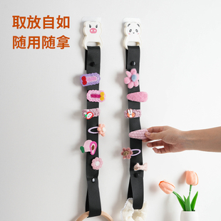 儿童发饰收纳盒女童宝宝头花头饰皮筋发圈发箍发夹发卡收纳带壁挂