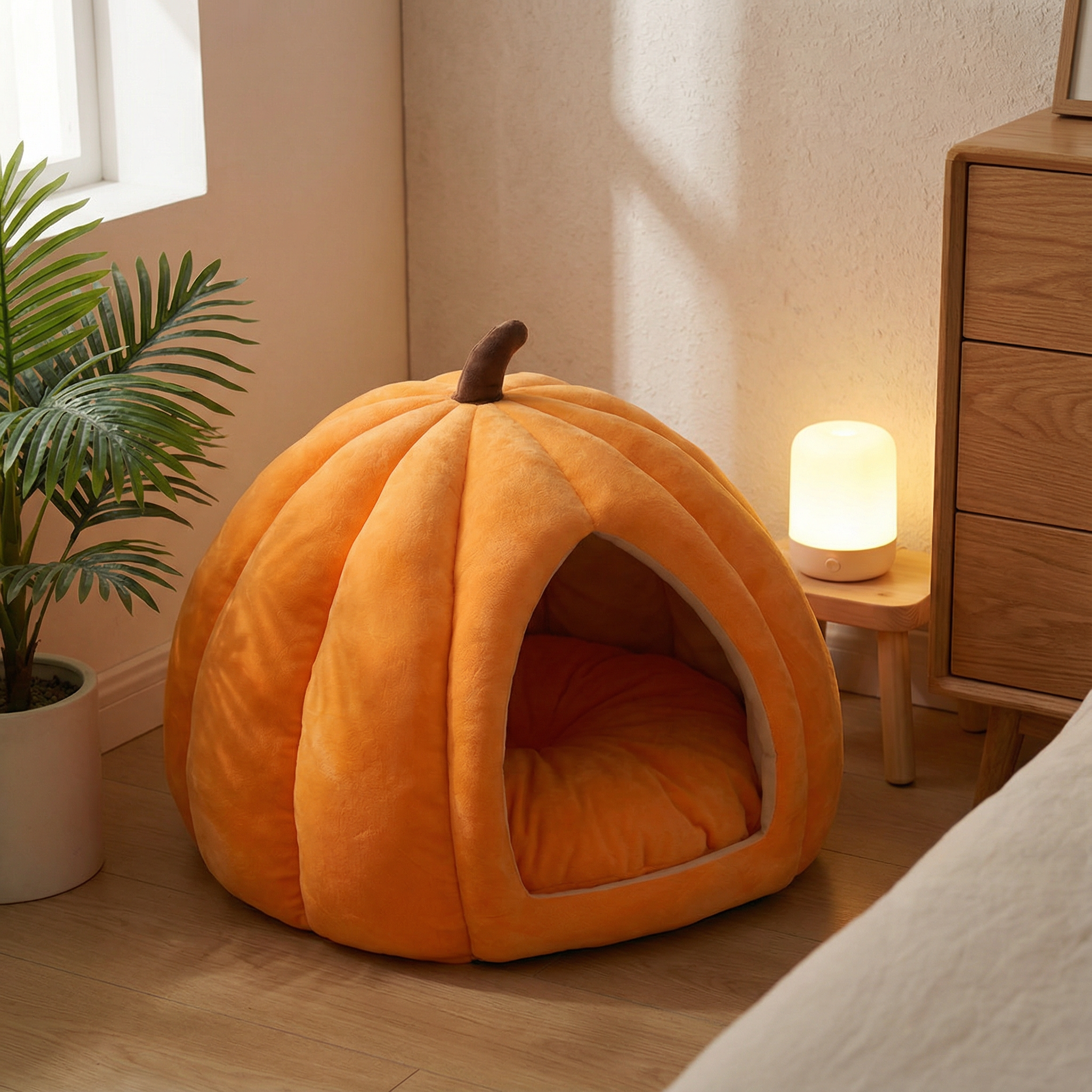 南瓜窝狗窝冬季保暖四季超萌可爱猫咪窝耐脏睡垫泰迪南瓜猫窝毛绒,宠物/宠物食品及用品,猫窝/屋/帐篷/沙发,淘宝优惠券,粉丝福利购,淘宝优惠卷
