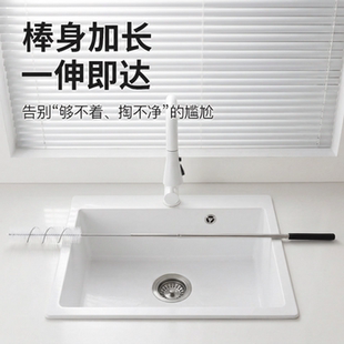 水道疏通螺旋毛发疏通器卫生间水池洗手台水槽管道毛发疏通清理器