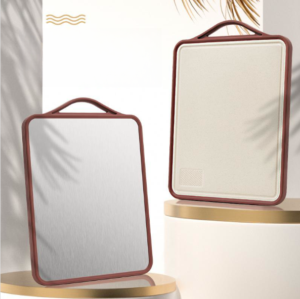 抗菌菜板不锈钢砧板厨房案板分类塑料双面切菜板防霉家用面板粘板