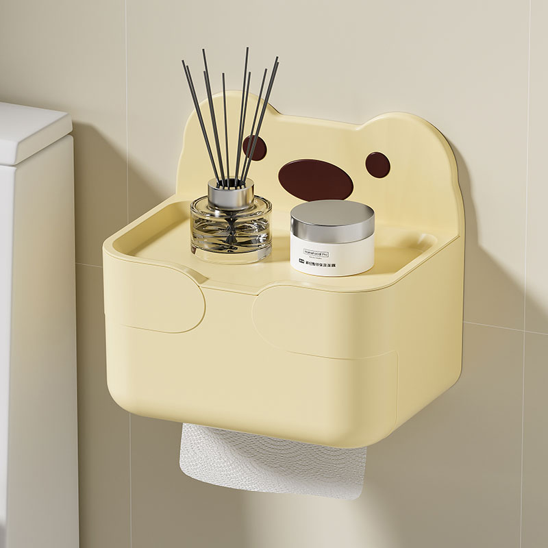 居家家免打孔壁挂式卫生纸置物架