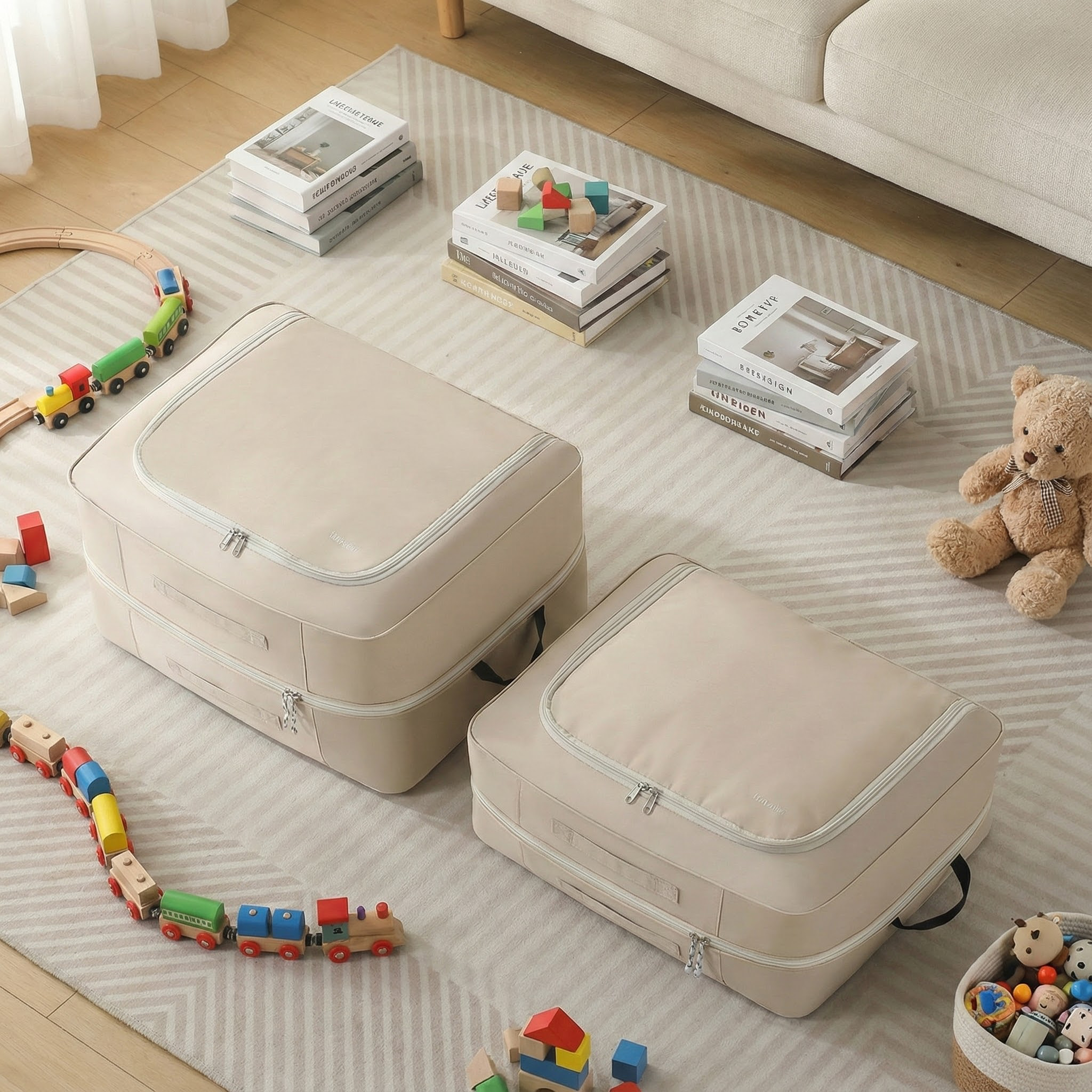 牛津布压缩收纳袋羽绒蚕丝被家用整理袋大容量宿舍收纳防尘袋子,收纳整理,衣物压缩袋,淘宝优惠券,粉丝福利购,淘宝优惠卷