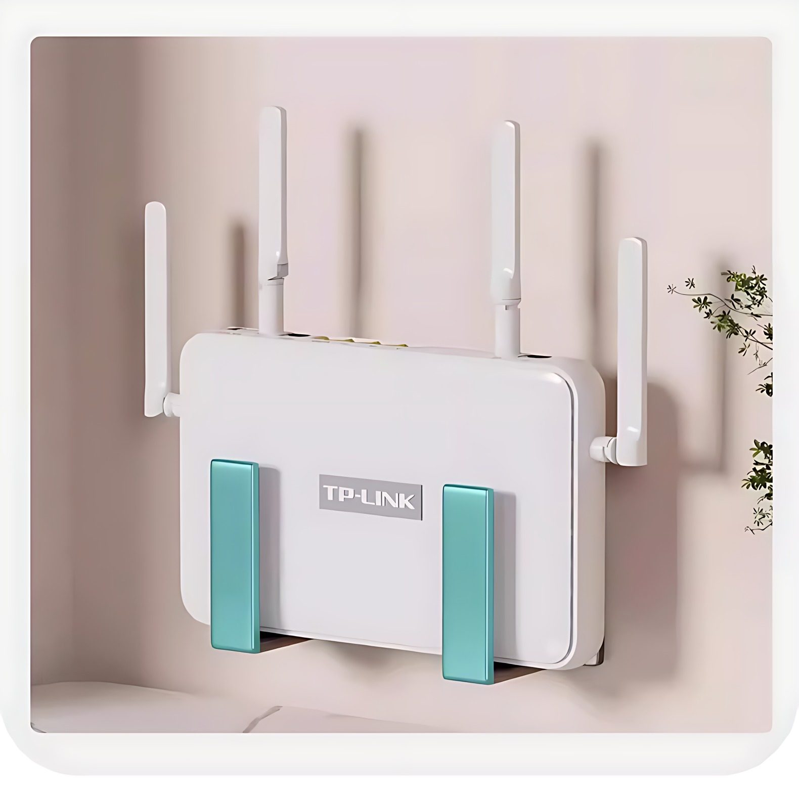 机顶盒厨房洗脸盆挂钩免打孔墙壁插排壁挂式收纳路由器置物架家用