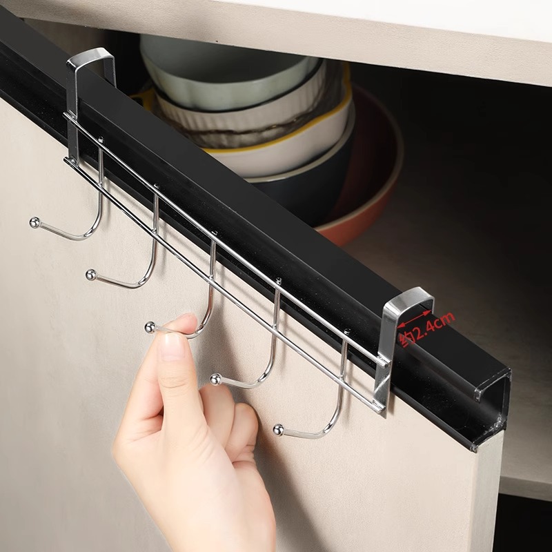 不锈钢橱柜门后挂钩免打孔